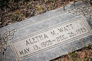 Aletha M Watt