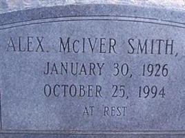 Alex McIver Smith, Jr Alex McIver Smith, Jr