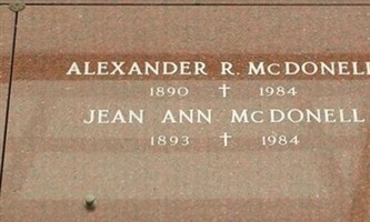 Alexander R McDonell Alexander R McDonell