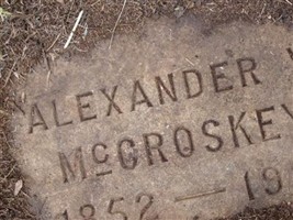 Alexander W. McCroskey Alexander W. McCroskey