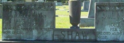Alexander W. Shaw Alexander W. Shaw