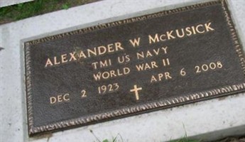Alexander Wallace "Sandy" McKusick Alexander Wallace "Sandy" McKusick