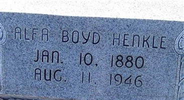 Alfa Boyd Henkle Alfa Boyd Henkle