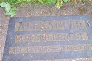 Alfred Ernest Alexander Alfred Ernest Alexander