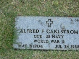 Alfred F Carlstrom Alfred F Carlstrom