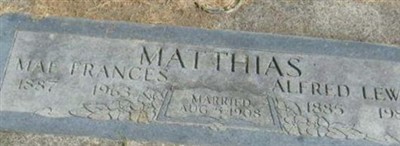 Alfred Lewis Mattias