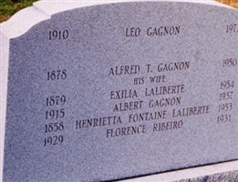 Alfred T Gagnon Alfred T Gagnon