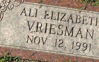 Ali Elizabeth Vriesman Ali Elizabeth Vriesman