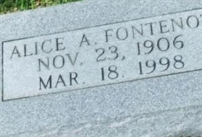Alice A. Fontenot Alice A. Fontenot