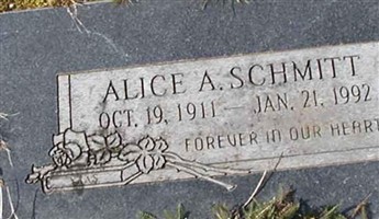 Alice A Schmitt