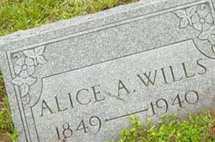 Alice A Wills