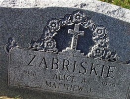 Alice A. Zabriskie Alice A. Zabriskie