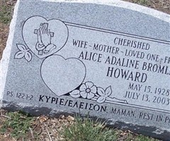 Alice Adaline Bromley Howard