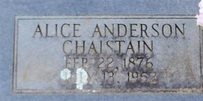 Alice Anderson Chaistain