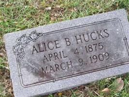 Alice B HUCKS