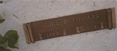 Alice B Thomas