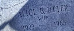 Alice B Utter
