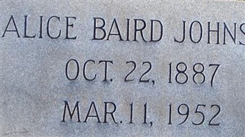 Alice Baird Johnson Alice Baird Johnson