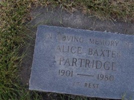 Alice Baxter Partridge Alice Baxter Partridge