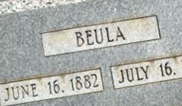 Alice "Beula" Carter Camp