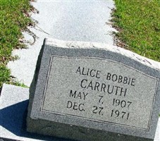 Alice Bobbie Carruth