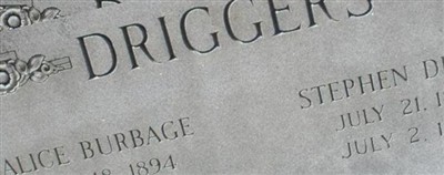 Alice Burbage Driggers Alice Burbage Driggers