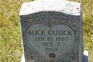 Alice Cusick Alice Cusick