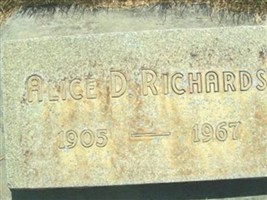 Alice D. Richards Alice D. Richards