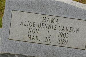 Alice Dennis Carson