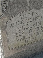 Alice Donston McClain Alice Donston McClain