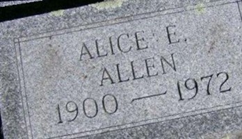 Alice E. Allen Alice E. Allen