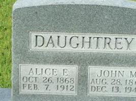 Alice E Daughtrey