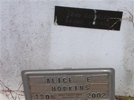 Alice E Hopkins Alice E Hopkins