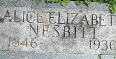 Alice Elizabeth Nesbitt