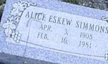 Alice Eskew Simmons