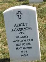 Alice F Ackerson