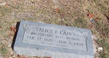 Alice F. Cain