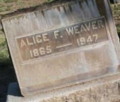Alice F Weaver Alice F Weaver