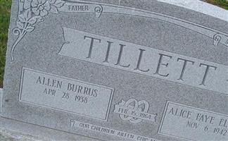 Alice Faye Elliott Tillett