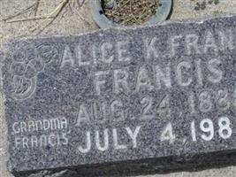 Alice Frank Francis
