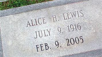 Alice H. Lewis