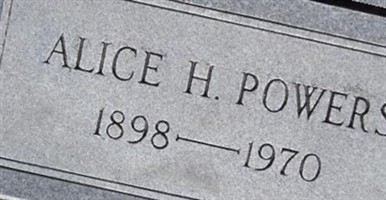 Alice H. Powers Alice H. Powers