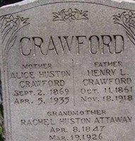 Alice Huston Crawford Alice Huston Crawford