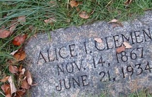 Alice I. Clemens Alice I. Clemens