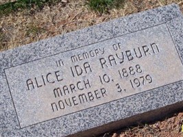 Alice Ida Rayburn Alice Ida Rayburn