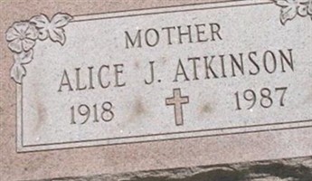 Alice J Atkinson Alice J Atkinson