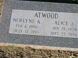 Alice J Blevins Atwood