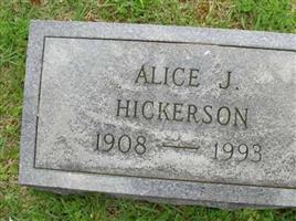 Alice J Hickerson