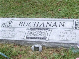 Alice Jane Copeland Buchanan