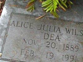 Alice Julia Weeks Wilson
